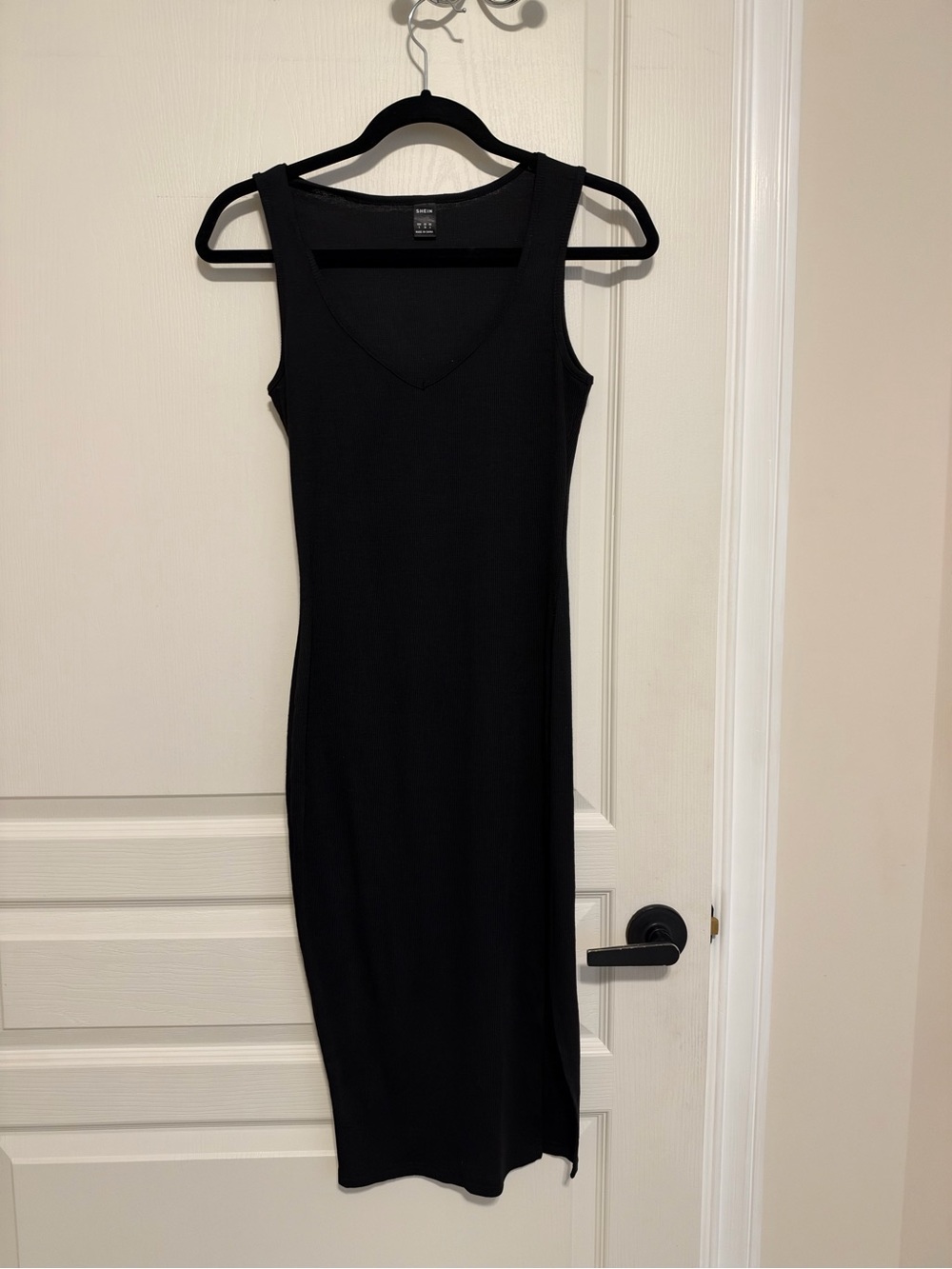 Classic Black Tank Midi Dress